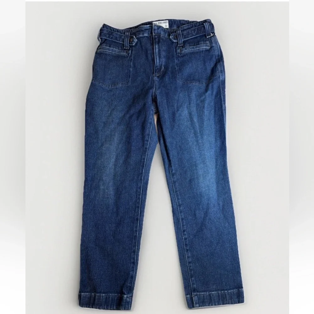 We The Free Women's Classic Blue Straight Leg Jeans size 30
